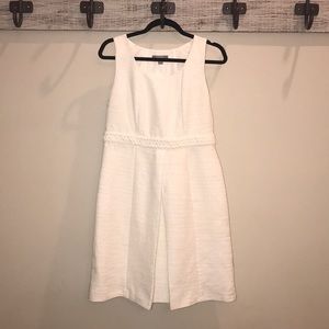 White tweed dress